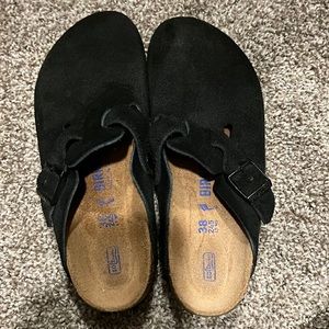 Black Boston Birkenstocks
